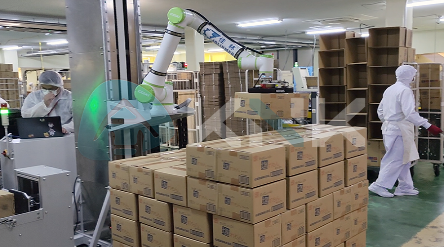 日本机器人码垛项目